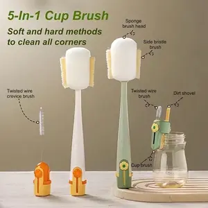 Multi-Functional Water Bottle Cleaning Brush