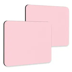 2 Pack Mouse Pad with Non-Slip Rubber Base 9.5 x 7.9 in Pink Mouse Pad Set, Pink Gaming Pad for Computer, Laptop, 2 Pack Pink Mouse Pad Computer Mat