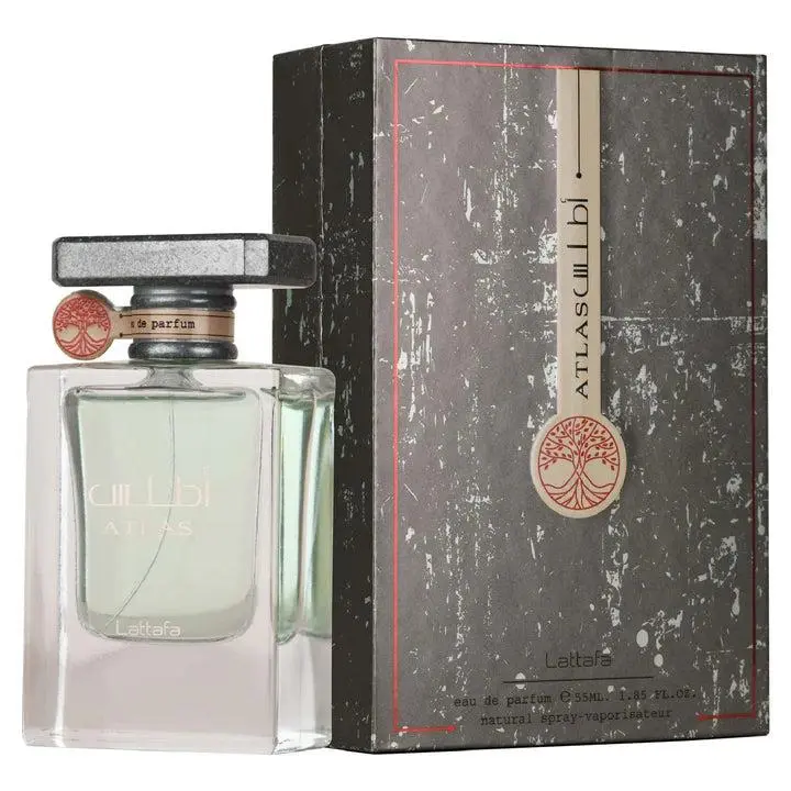 Lattafa Atlas Unisex EDP - Refreshing EDP Liquid Colognes with Iris Heart, 1.85 oz/55 ml Unisex Wear Fragrance