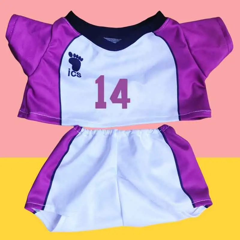 Haikyuu!! Clothes Accessories Tendo Satori Ushijima Cosplay For 40cm Sitting Plush Doll Stage Prop Decoration