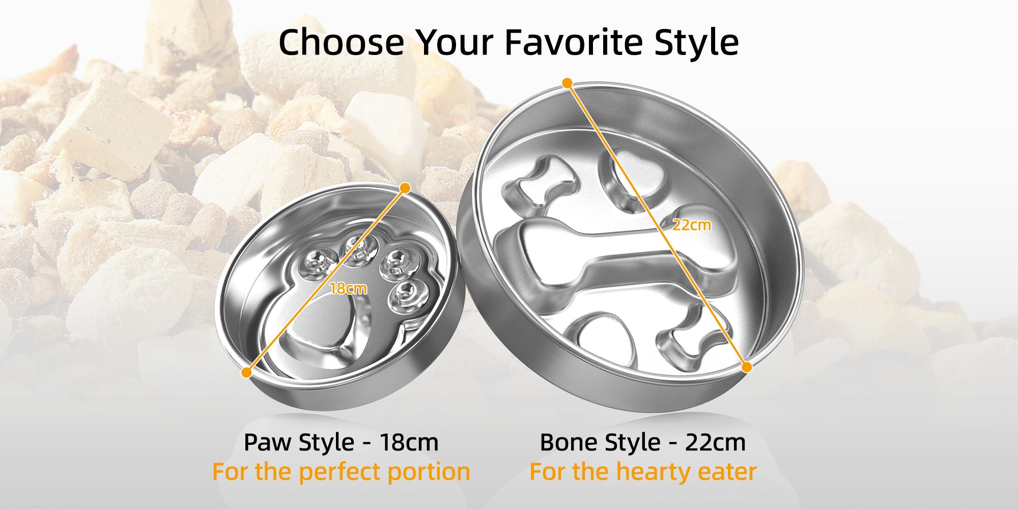 Slow Feeder Dog Bowl - 2 Cups Stainless Steel Dog Slow Feeder Food Bowl, Metal Non-Slip Lick Plate,Puppy or Cat Food Holder,Pet Supplies,Puzzle Maze Dish for Small & Medium Sized Breeds#Summervibes #petlovers