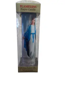 Flameless Prayer Candle Mary