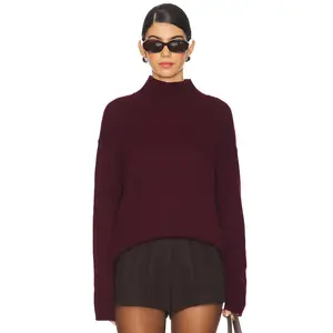 Stitches & Stripes Sola Turtleneck in Oxblood