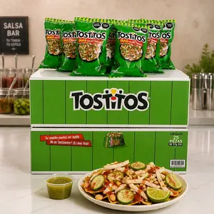 Tostitos Verdes Snack Bags, Case of 25 (57g Each)