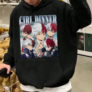 Todoroki Shoto Sweatshirt, Anime Fan Boku No Hero Academia TShirt Hoodie