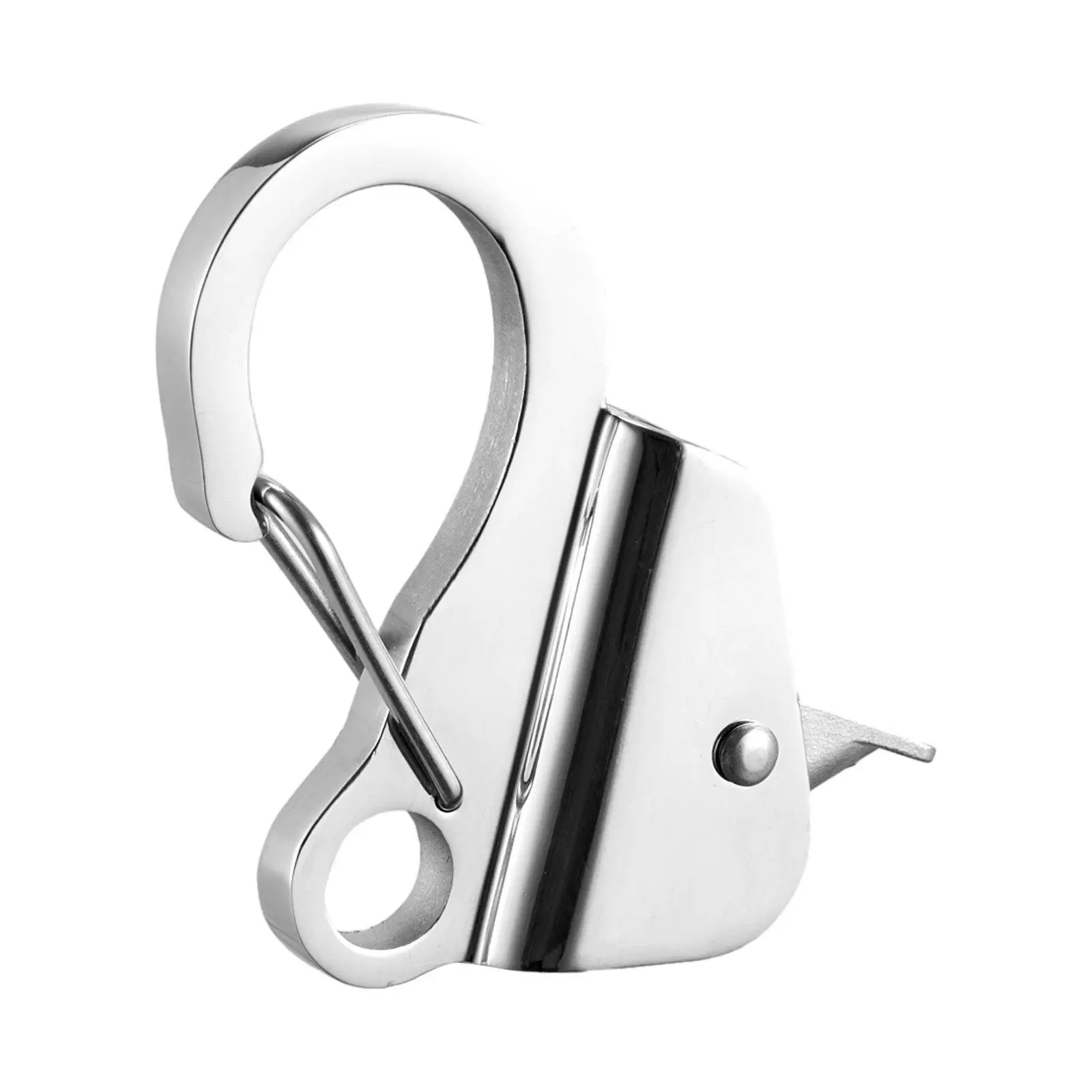 【Summerfinds】VEVOR Boat Anchor Hook,  304 Stainless Steel Slide Anchor, Knotless Anchor System with Quick Release, Boat Anchor Hook Clips for 3/8" - 5/8" Boat Anchor Rope, Easy to Use, Holds 3700 LBS