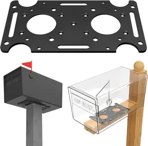 Mailbox Mounting Bracket, Plate for  Mount Mailboxes, Compatible with Mail Boss, Architectural MAILBOXES, Gibraltar, hykolity, ShoppingOnBed, adoorn