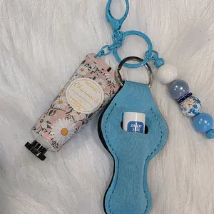 Blue Keychain Set - Includes Lip Balm and Lotion