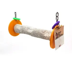 Sweet Feet and Beak Bird Swings — Pedicure hummingbird swings and perches — Nail & Beak Trimming conure cage accessories for big birds (XL)