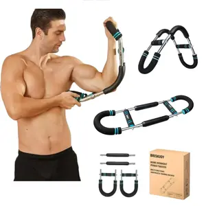 Twister Arm Exerciser, Twister Power Trainer – Chest and Arm Workout Tool with 22-440lbs Hydraulic Resistance for Muscle Building
