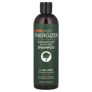 Hobe Labs Energizer™, Shampoo, Rosemary Mint & Tea Tree, 12 fl oz (355 ml)
