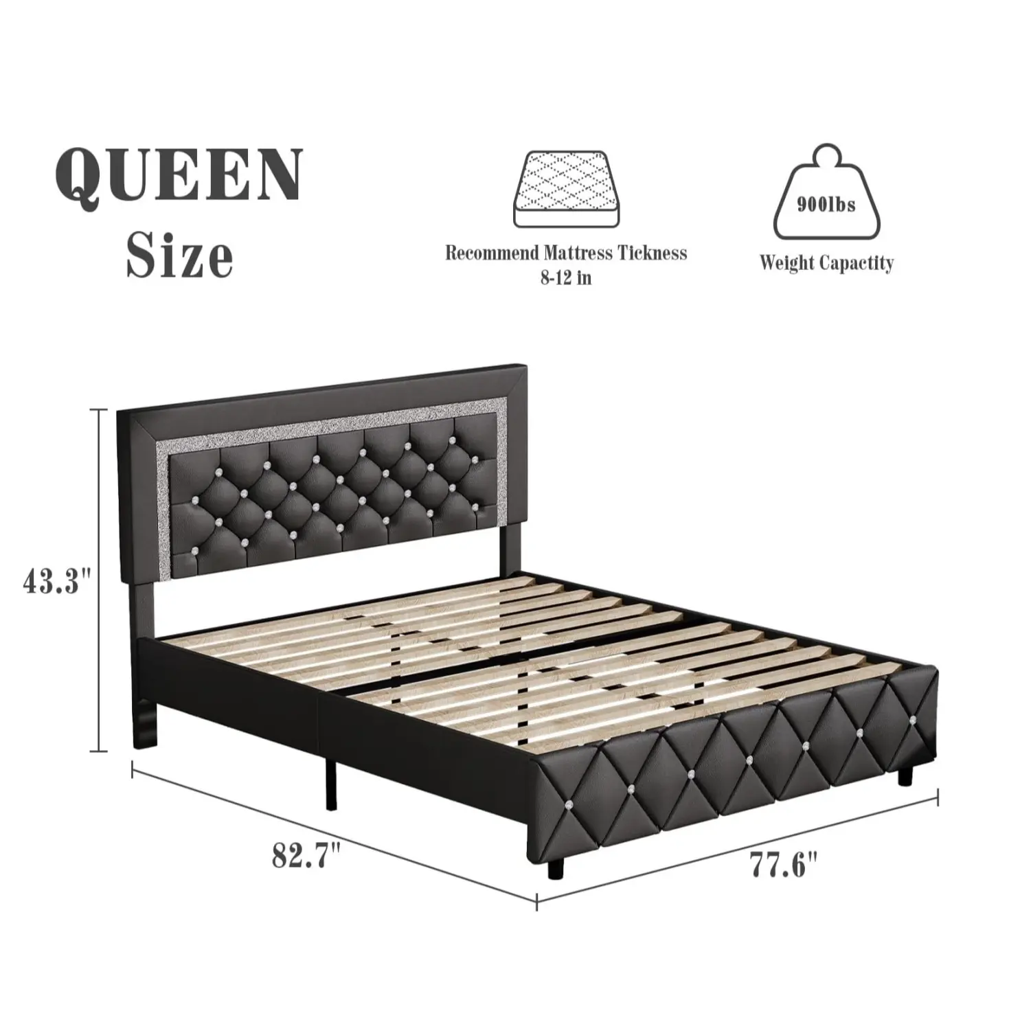 Queen Size Grey
