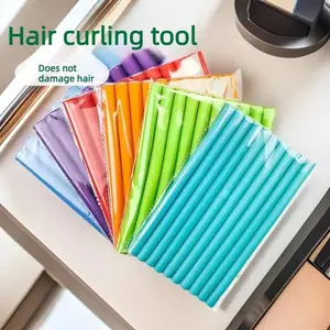 10 Piece Hair Rollers Set for Lazy Curls Styling Tool Volumizer Non-Damaging Hair Shaping for All Hair Types