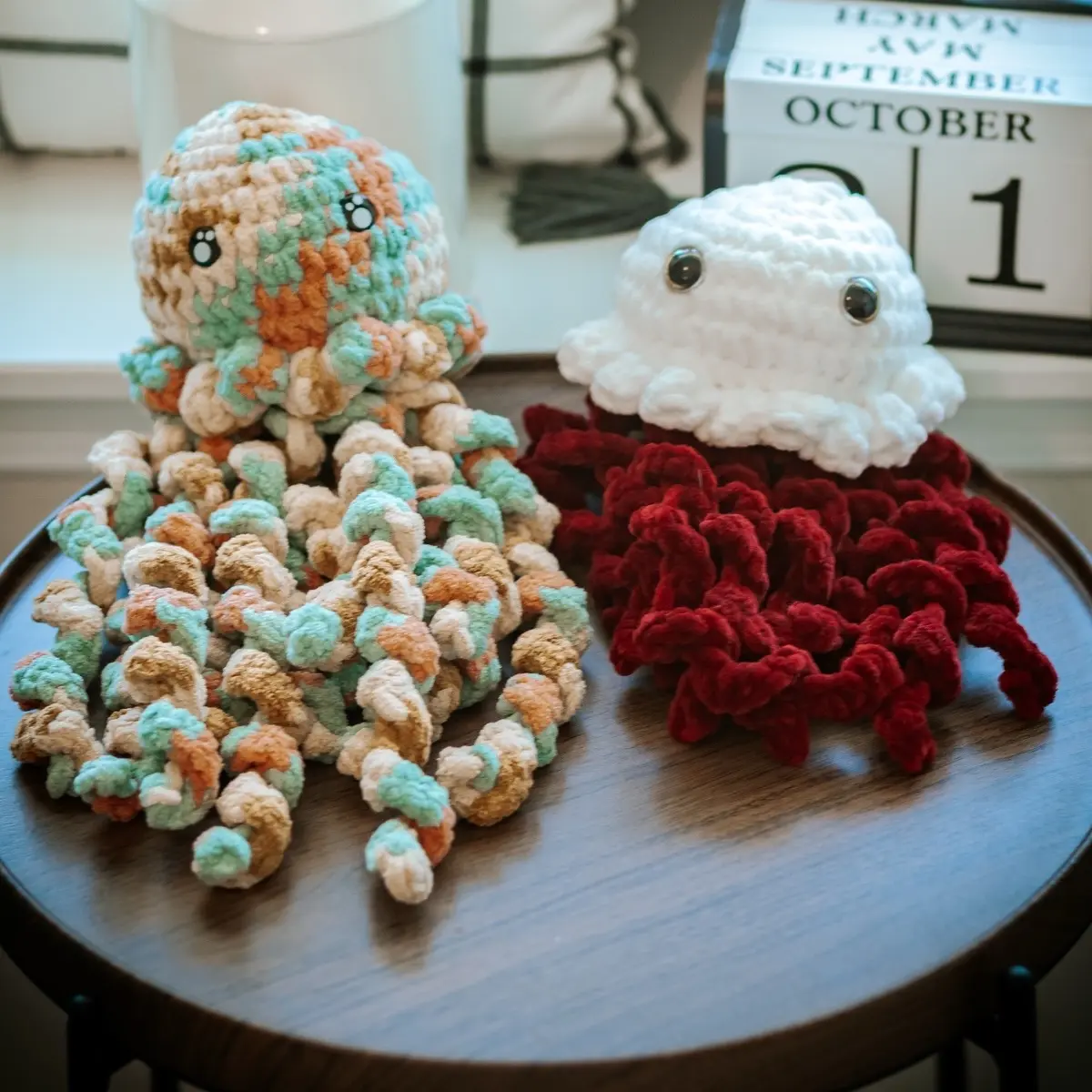 Crochet large jelly fish