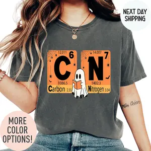 Comfort Colors Carbon Nitrogen 67 Shirt, Funny Science Meme Tee, Periodic Table Elements Shirt, Chemistry Nerd Gift, Geeky STEM Graphic Tee, Thankful Tee