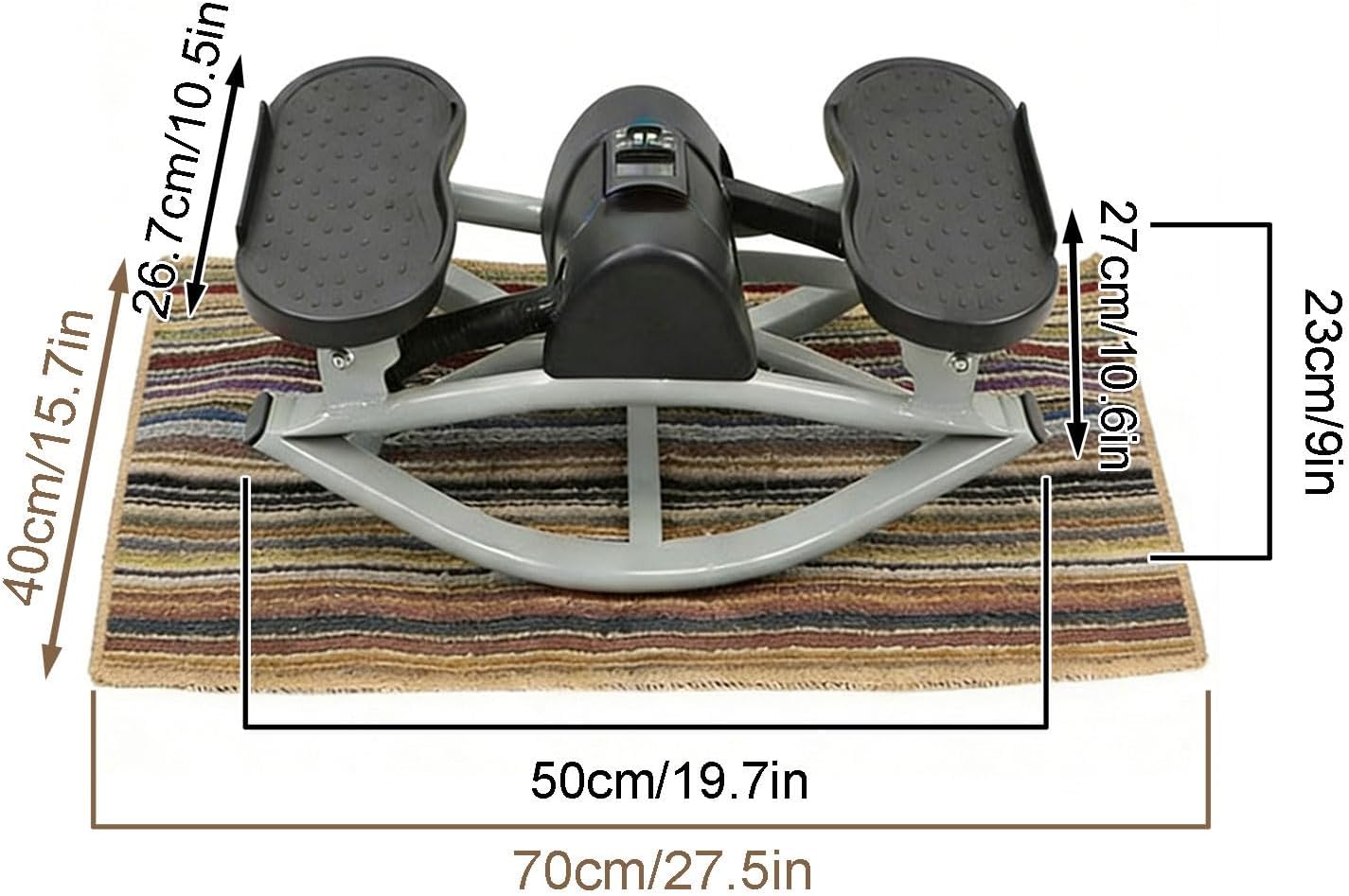 Multi-Functional Twisting Stepper: Indoor Exercise Machine with Ropes