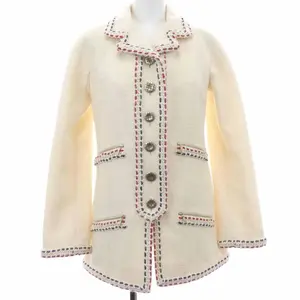 Pre-owned CHANEL Others Small Leather Goods Wool Blend Coat