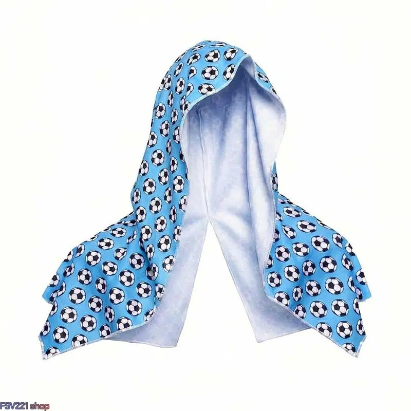 Instant Cool Hooded Sports Towel -Evaporative Cooling Hood Towel, Quick Dry Breathable Ice Neck Wrap, Multi-Wear Outdoor Workout Sweat Towel for Men Women  Ideal for Running, Cycling, Camping, Golf, Summer Outdoor Work & Fitness Training