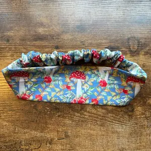 Mushroom Pomegranate Fabric Headband