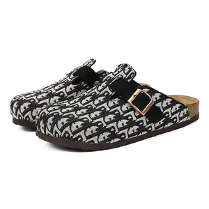 Trending shoes 2026 Clogs for Women's and Men's Soft Cork Footbed PU Leather Mules Comfort Potato Shoes with Arch Support slippers Casual Footwear