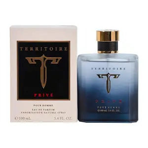 Territoire [M] Prive Eau de Parfum Spray - 3.4 oz - Grass, Grapefruit, Nutmeg, Saffron, Jasmine, Leather, Sandalwood, Vetiver