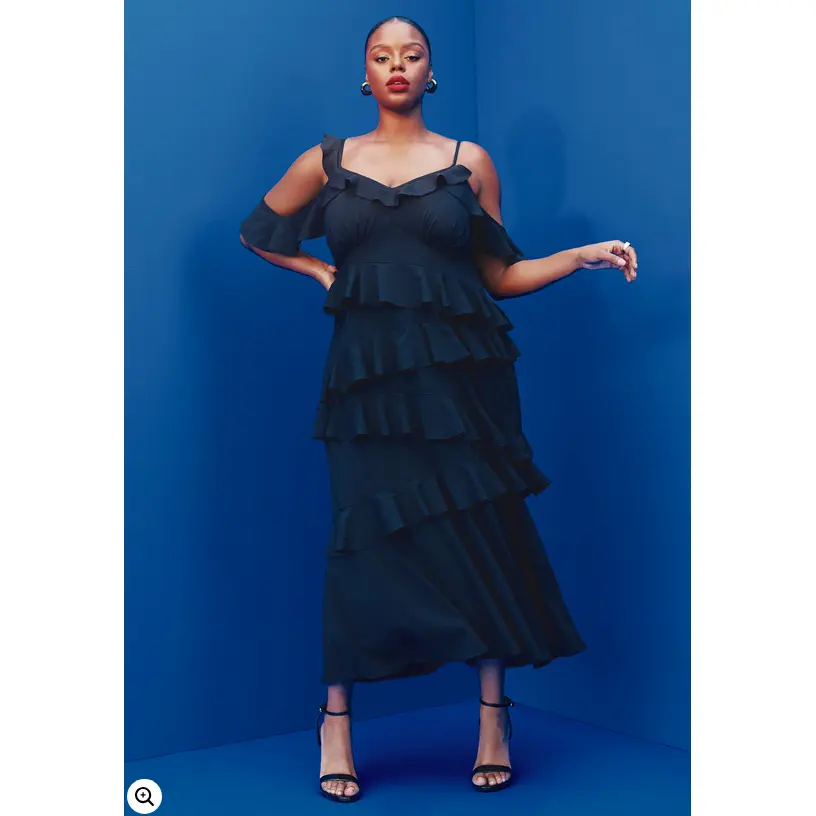 long sleeve off the shoulder mini dress YVETTE LONG SLEEVE OFF SHOULDER MINI DRESS – BLACK + MOON main image 1