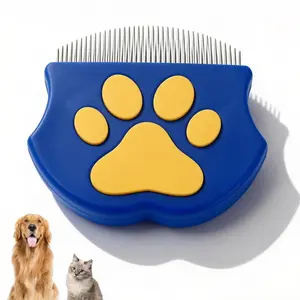 Professional Eye Comb for Pets| Stainless Steel Tear Stain Remover for Cats & Dogs| Gentle Round-Head Grooming Tool| Compact & Portable for Eye Gunk Removal