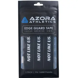 Pickleball Edge Guard Tape - “NOT LIKE US.” / 16mm - Black / Azora Athletics