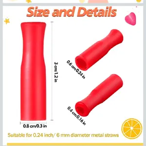 Silicone Straw Toppers