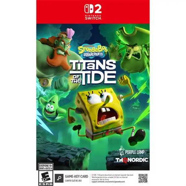 SpongeBob SquarePants Titans of the Tide (Game-Key Card) for Nintendo Switch 2  [VIDEOGAMES]