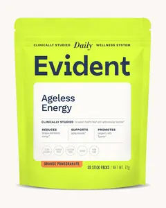 Evident | Boost Energy & Beat Fatigue Fast! Evident Daily Wellness Stick Packs with CoQ10, B Vitamins & Taurine – Convenient, Portable, Effective