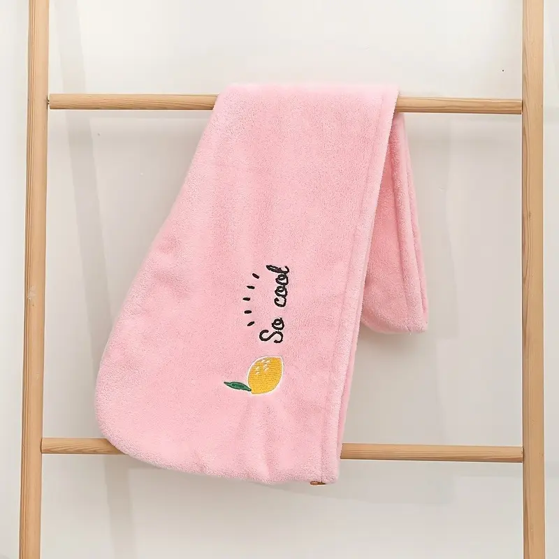 1pc Dry hair cap for women, strong water absorption, quick drying towel, hair towel, shower cap, Soft Absorbent Towel