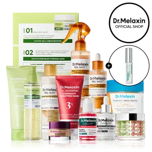 [Dr.Melaxin Live Exclusive Bundle] Glass Skin Reset Bundle | 12 Best-Selling Korean Skincare Essentials for Pores, Acne Marks, Dark Spots & Texture Care | Complete Glass Glow Routine for Smoother, Clearer & Radiant Skin