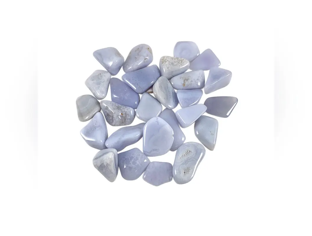 Blue Lace Agate (A Grade)Tumbled Stone Rare
