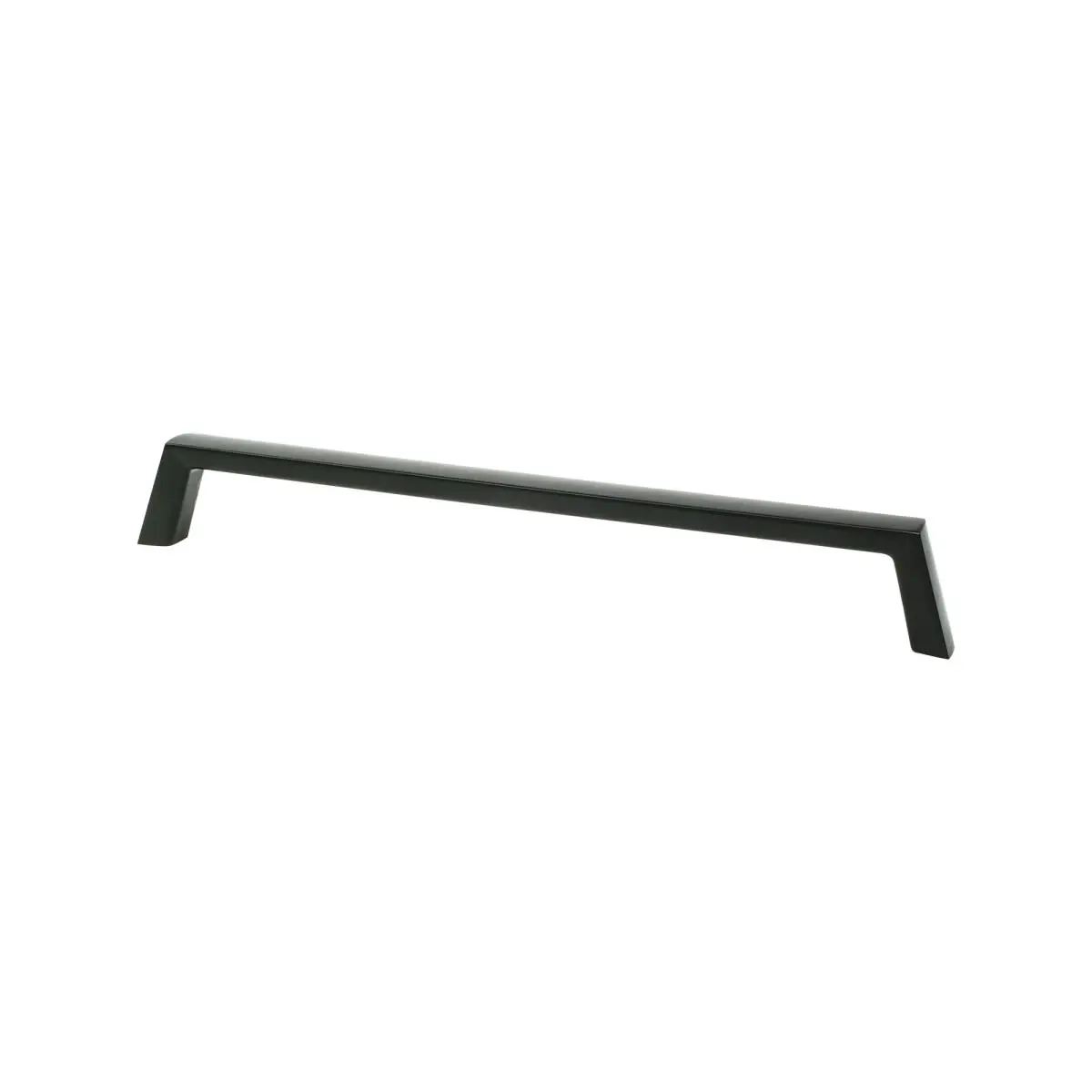 Berenson 2636-1055-P Metal Brookridge Matte Black Appliance Pull with Transitional Look, 12 in., 1.75 in., 1.17 lbs, 19/32 in. Base, 27/32 in.