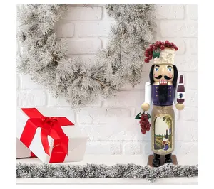 Santa's Workshop 14" Tuscan Wine Nutcracker