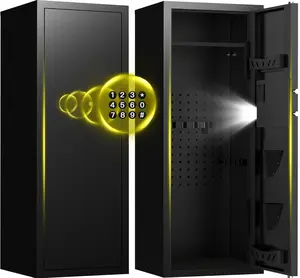 RXDSAFE Gun Safe for Rifles and Pistols Heavy-Duty Steel Storage Easy Assembly Cabinet Quick-Access Large Capacity Box for Home, Office & Valuables | Premium Security Gift for Men & Families Gift