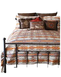 Carstens Home Unisex Wrangler Amarillo Sunset King Quilt Set 3-Piece - Jw269