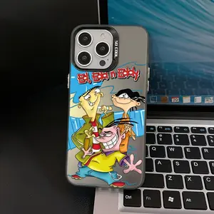 Cartoon Ed, E-Edd n Eddy Phone Case Compatible with iPhone 17/16/15/14/13/12/11/Pro/ProMax/Plus/17Air/Xsmax/16E, for Samsung S25/S24/S23/S22. Anti-Drop Matte Back Cover, Perfect for daily use, Durable Material, Gift for Christmas And Birthday