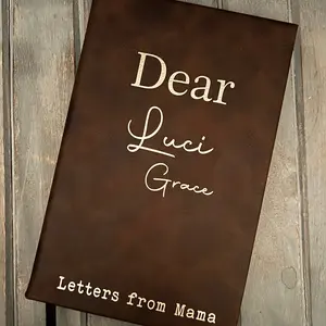 Customized journal “letters to my little one”