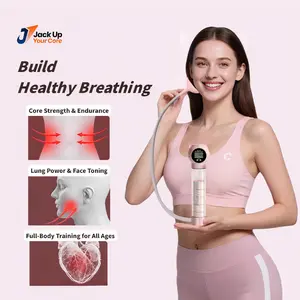 Breathing Dumbbell Breathing Trainer for Abs & Lung Strength – Slim Waist, Tone Face, Boost Pelvic Floor Home Workout Equipment Home Gym Equipment