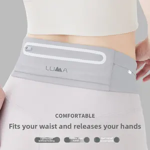 Sports Fanny Pack for Women & Men - Lightweight Running Bag with Phone Pocket, Waterproof for Cycling, Small Belt Bag for Fitness