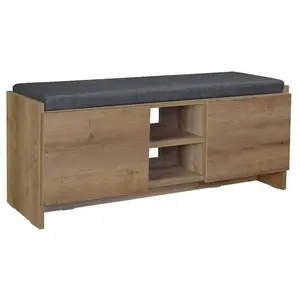 Regency Office Niche Shoe Storage Cabinet w/ Shelves & Bench