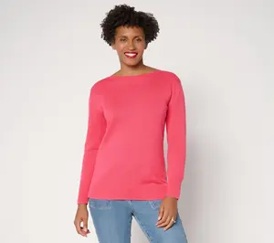 Belle by Kim Gravel Kim's Favorite Boat Neck Sweater
