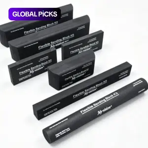 Sanding Block Kit, 7 Counts/set Heavy Duty Wet or Dry Sanding Blocks for Automotive and Woodworking, Includes Light, Flexible and Hard Blocks #GLOBAL PICKS