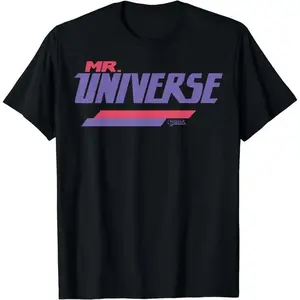 Cotton Short Sleeve CN Steven Universe Mr. Universe Logo T-Shirt for Men Women