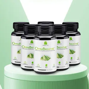 6 Bottles of OMNIBREATHE Lung Detox with NAC, Mullein & Quercetin - Mucus Relief & Breathing Support