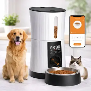 Smart Automatic Pet Feeder (4L) – Scheduled Feeding + Voice Recording