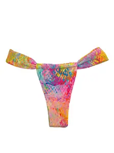 Mystique Vintage Slide Bottom Bikini Bottoms - Classic Design with Elegant Finish & Enchanting MYSTIQUE Print for Women