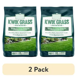 Kwik Grass Seed Mix (2 Pack) for Sun to Partial Shade - 3 lb.
